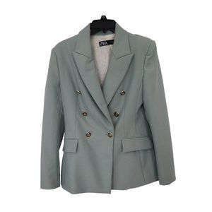 Zara Dusty Blue Blazer